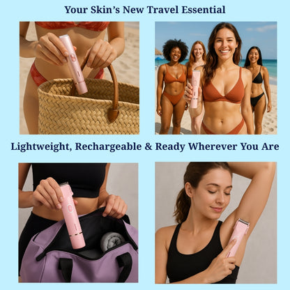 BubblSilk: Dual-Head Shaver & Trimmer, Wet & Dry