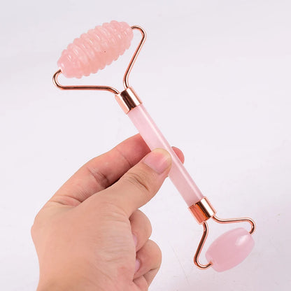 Natural Rose Quartz Gua Sha Tool Massager