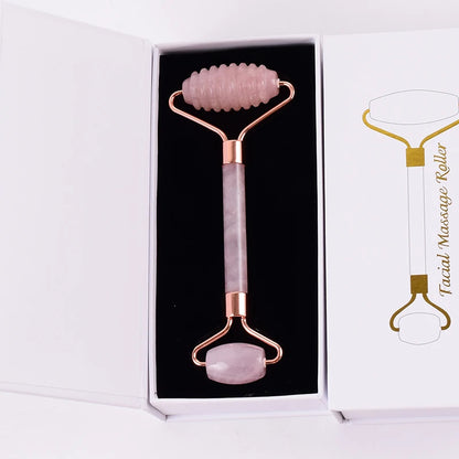 Natural Rose Quartz Gua Sha Tool Massager