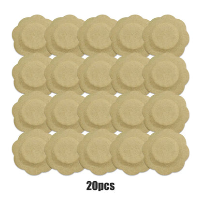 Castor Oil Belly Button Patches- Organic Cotton Self-Adhesive Pads