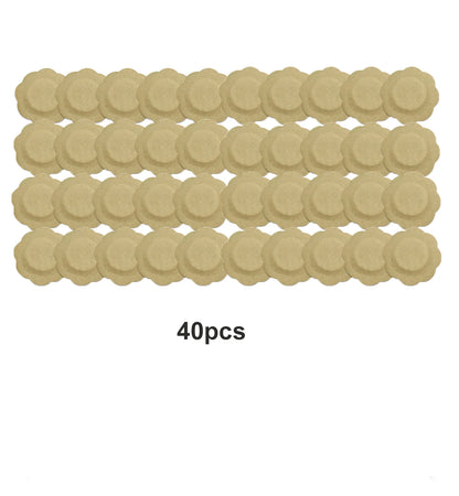 Castor Oil Belly Button Patches- Organic Cotton Self-Adhesive Pads