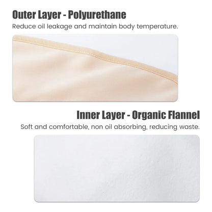 Castor Oil Pack Wrap Reusable Organic Cotton