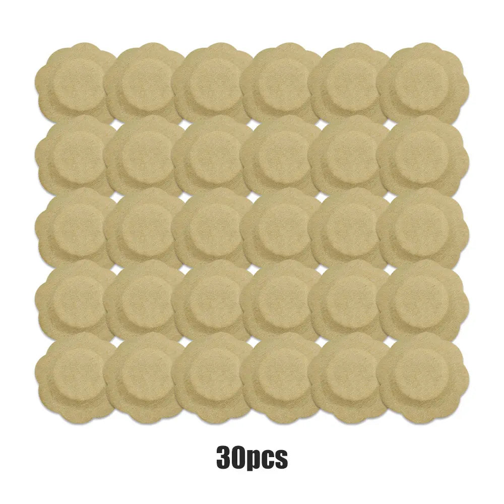 Castor Oil Belly Button Patches- Organic Cotton Self-Adhesive Pads