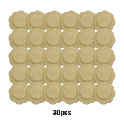 Castor Oil Belly Button Patches- Organic Cotton Self-Adhesive Pads
