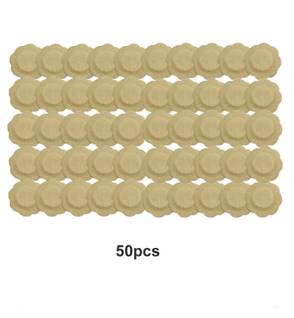 Castor Oil Belly Button Patches- Organic Cotton Self-Adhesive Pads